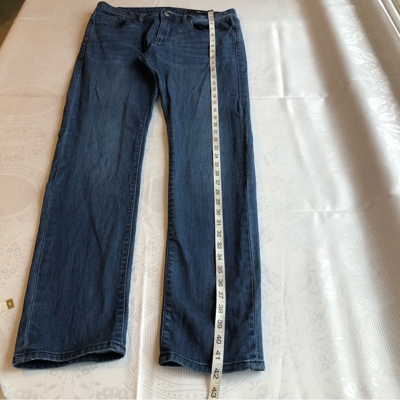 Armani Exchange Women’s Blue Jeans Denim Pants Size 32 Slim Fit Elastic Mid-Rise - Picture 12 of 16